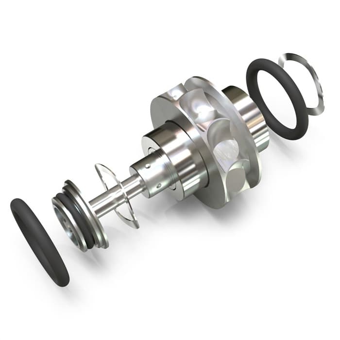 KaVo EXPERTtorque E675L Replacement Turbine, Auto Chuck, 3-Port, Without Key, 1.007.9457 thumbnail 6