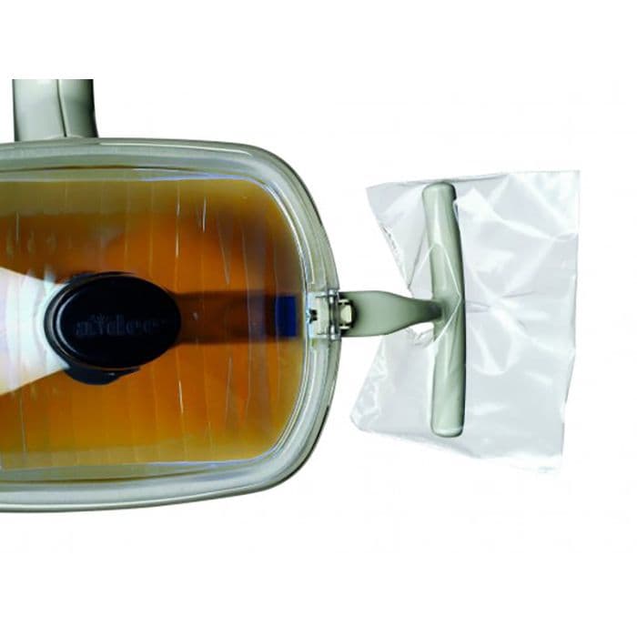Pinnacle Light Handle Sleeve, L-Style, Slip-On, 1 1/2" x 8", Clear, 500/Pk, 3650 thumbnail 6