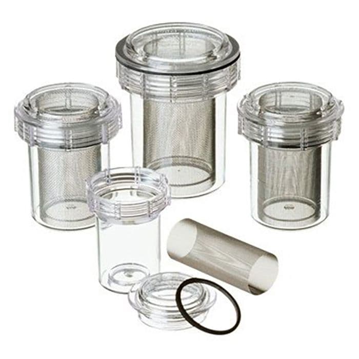 Evac-u-Trap Disposable Canister with Lid, Mesh Filter and Gasket, #2300, 12/Box - Evac-u-Trap&trade; - #2300 - Image 1