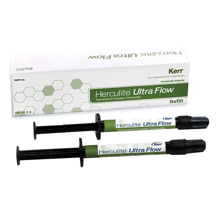 Herculite Ultra Flow Flowable Composite, Syringe Refill, Shade A2, 2 x 2 g Syringes with 20 Dispensing Tips, 2/Pk, Kerr 35393 thumbnail 30