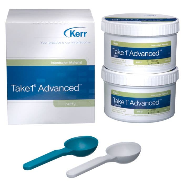 Take 1 Advanced VPS Impression Material Putty Pack, 400 g Base & 400 g Catalyst, 1/Pk, 34070 thumbnail 13