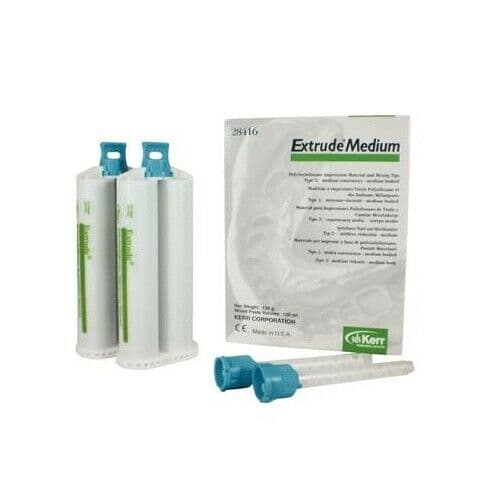Kerr Extrude VPS Impression Material, Medium Body, Green, 50 ml Cartridges, 2/Pk with 6 Mixing Tips, 28417 thumbnail 13