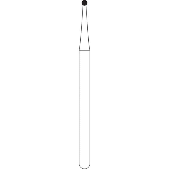 NTI Surgical Carbide Bur, Tapered Fissure #700, Friction Grip Surgical Length, 1.0 mm Diameter, 4.2 mm Head Length, 5/Pkg, H700-FGSG thumbnail 7