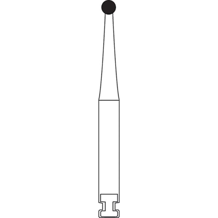 NTI #7 Sharp Round Operative Carbide Bur, Right Angle Latch, 2.1 mm, 5/Pkg, H7S-RA thumbnail 4