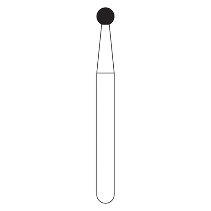 NTI FG Diamond Bur, Super Coarse, Needle Shape, Friction Grip, 1.6 mm Diameter, 8.0 mm Length, Black Ring, 5/Pkg, SC858-016 thumbnail 8