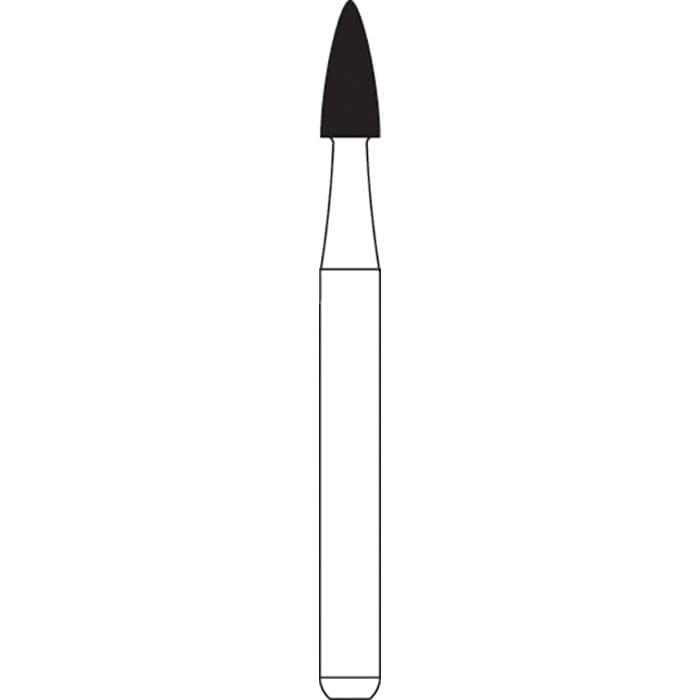 NTI Diamond Bur, Friction Grip, Medium, 10.0 mm, 859-012-M - NTI Diamond 859-012-M - Image 1
