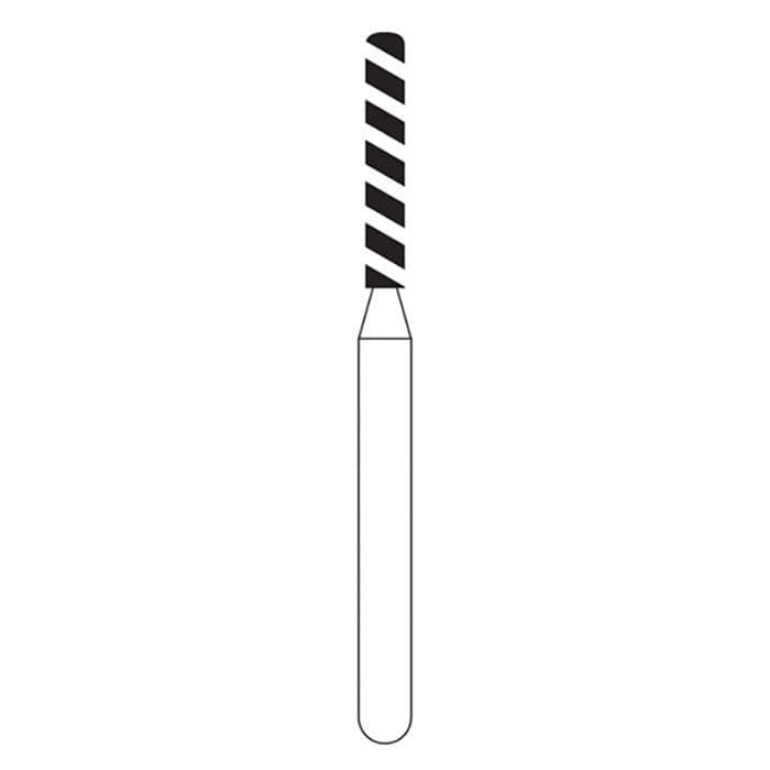 NTI Turbo Diamond Bur, Super Coarse, Friction Grip, Beveled Cylinder, KS2-T, 1.4 mm Diameter, 8.0 mm Length, 5/Pkg thumbnail 10
