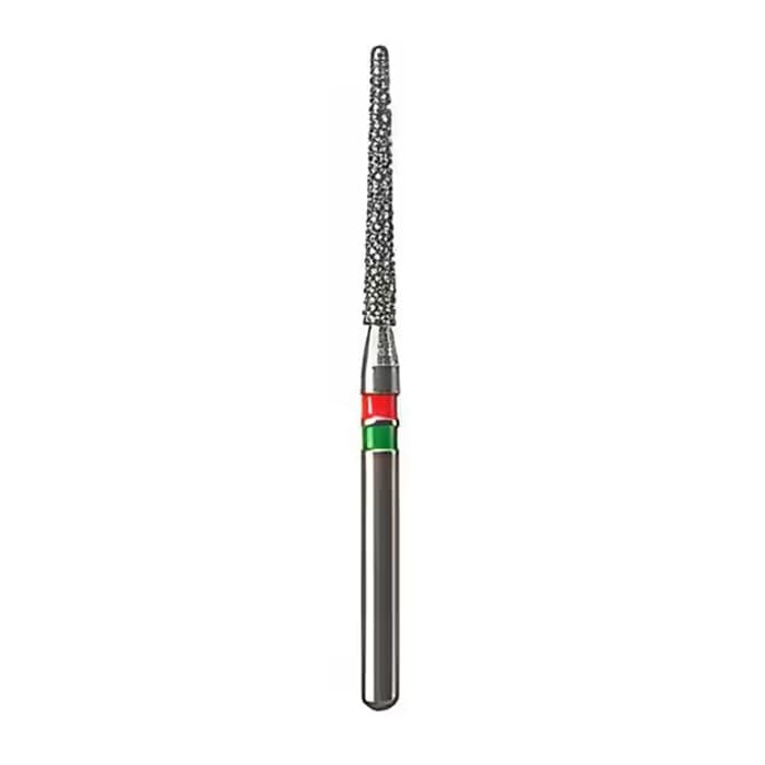 NTI 2-Grit Diamond Bur, FG, Coarse/Fine, Round End Taper, 1.4 mm Diameter, 10.0 mm Length, #6844-014, 5/Pkg thumbnail 7