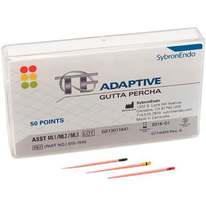 TF Adaptive Gutta Percha Points, Red Pack, ML3, Medium/Large, 50/Pk, 8151545 thumbnail 21