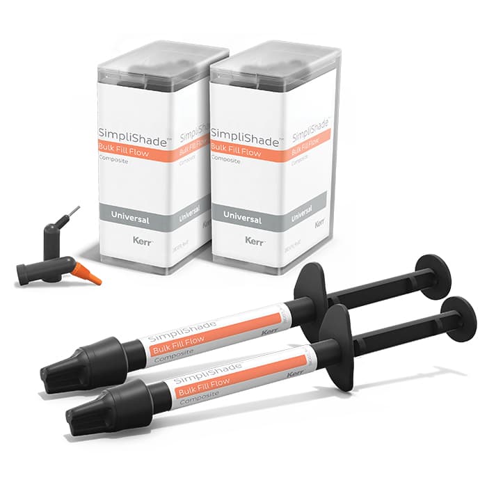 Kerr SimpliShade Bulk Fill Flow Composite Syringe, Universal Shade, 2 x 2 g Syringes, 37207 thumbnail 16