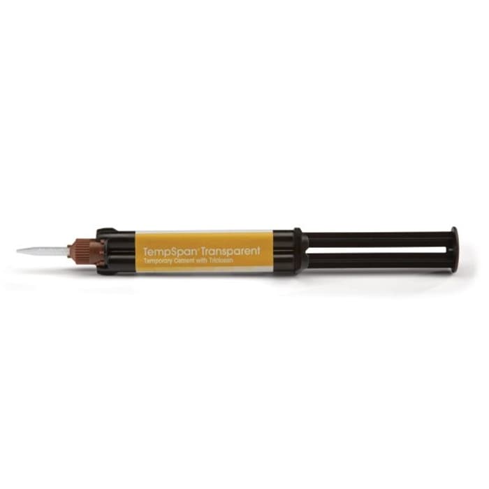 Kerr TempSpan Temporary Cement, Transparent, Auto-Mix Syringe - TempSpan&trade; Temporary Cement - Transparent - Image 1