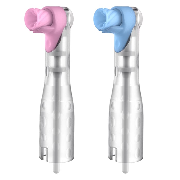 Pac-Dent AntiSplatr Disposable Prophy Angle, Firm Cup, Blue, Latex-Free, 90°, 500/Box, LSFAF-500 thumbnail 14