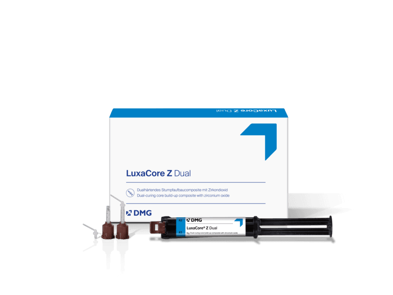 LuxaCore Z-Dual Smartmix Core Build-Up Material, Automix Syringe Kit, 9 g, Blue, 2/Pk, 213335 thumbnail 21