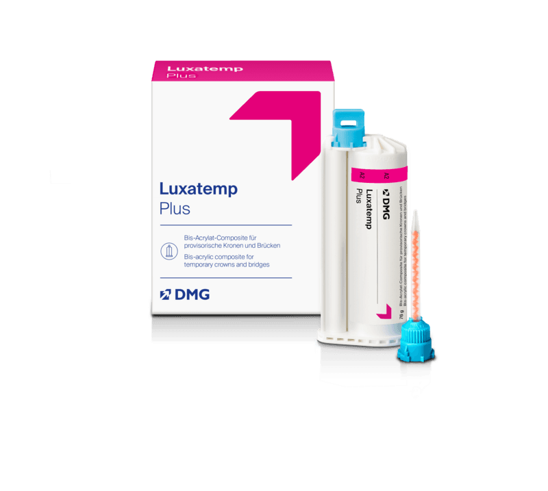Luxatemp Automix Plus Temporary Crown & Bridge Material, Intro Kit, Shade A2, 76 g Cartridge, 15 Automix Tips, Type 50 Gun, 1 Kit, 110400 thumbnail 17