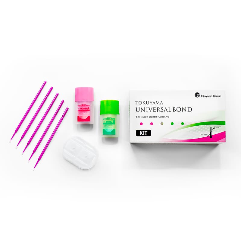 Tokuyama Universal Bond Kit, Self-Cure Adhesive System, Bond A & B, 5 mL Each, 25 Brushes & 15 Wells, 15203 thumbnail 29