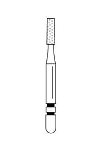 Two Striper Operative Diamond Bur, FG, Flat-End Cylinder, #558, Medium Grit, Blue Ring, 4.1 mm Length, 5/Pk, 2013291 thumbnail 13