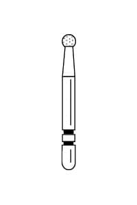 Two Striper® Diamond Bur, FG, Very Fine, Round, #120, 1.6 mm Diameter, 1.5 mm Length, 5/Pkg, 2015025 thumbnail 11