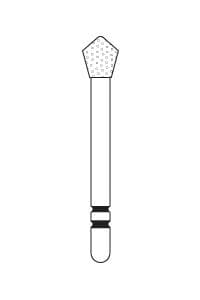 Two Striper® Skooter™ Diamond Burs FG, Acorn, 1 (T1), Medium, Blue, 2.8 mm, Pkg/5, 2015190 thumbnail 14