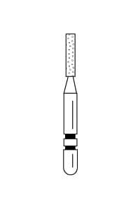 Two Striper Diamond Bur, FG, Flat-End Cylinder, #514.5, Coarse, Green, 1.1 mm Diameter, 5 mm Length, 5/Pk, 2015276 thumbnail 13