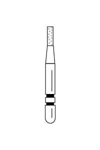 Two Striper® Diamond Bur, FG, Fine, Flat-End Cylinder, #514.3F, 1.1 mm Diameter, 3.0 mm Length, 5/Pkg, 2015293 thumbnail 9
