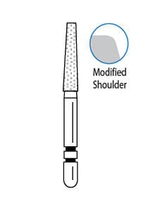 Premier Two Striper Diamond Bur, Friction Grip, KR Taper Flat End, Fine, Red, 703.8F, 5/Pk, 2015353 thumbnail 11