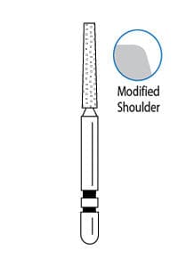 Two Striper Diamond Bur, FG, KR Taper Flat End, 722.8 KR, Coarse, Green, 1.5 mm Major/1.0 mm Minor Diameter, 8.0 mm Length, 5/Pk, 2015360 thumbnail 19