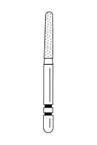Two Striper Diamond Bur FG, Round-End Taper, 783.8, Coarse, Green, 5/Pk, 2015427 thumbnail 17