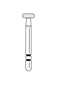 Two Striper Diamond Bur, FG, Wheel, #860, 3.5 mm, Fine, Red, 5/Pk, 2015553 thumbnail 13
