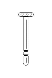 Premier Two Striper Diamond Bur, Wheel, Fine, Friction Grip, #863F, 4.7 mm, 5/Pk, 2015555 thumbnail 12