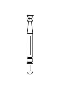 Two Striper Diamond Burs, FG, Amalgam Remover, Hourglass, #1220, Medium, Blue, 1.6 mm Major/0.9 mm Minor Diameter, 5/Pk, 2015593 thumbnail 13
