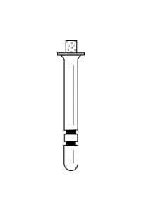 Two Striper Diamond Bur, FG, Depth-Cut, DC1.5, Coarse, Green, 1.2 mm Diameter, 1.5 mm Length, 5/Pk, 2015803 thumbnail 12