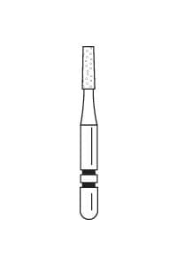 Two Striper ShortCut Operative Diamond Bur, FGSS, Flat-End Cylinder, 557 S, Medium, Blue, 1.0 mm, 5/Pk, 2015915 thumbnail 15