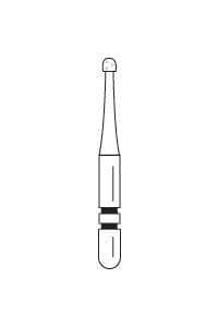 Two Striper TS2000 ShortCut Diamond Bur, FG Short Shank, Round #2S, Medium Grit, 1.1mm Diameter, 5/Pk, 2015917 thumbnail 12