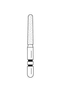 Two Striper ShortCut Diamond Bur, FGSS, Round-End Taper, #782.8 S, Coarse, Green, 1.5 mm, 5/Pk, 2015928 thumbnail 14