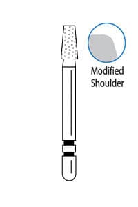 Premier Two Striper Diamond Bur, Fine Grit, KR Taper Flat End, Friction Grip, 708.4F, 5/Pack, #2015949 thumbnail 8