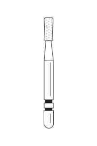 Two Striper® Diamond Bur FG, Coarse, Inverted Cone, #317.4, 1.6 mm Diameter, 4.0 mm Length, 5/Pkg, 2015984 thumbnail 12