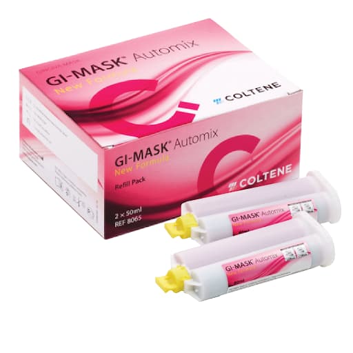 Coltene GI-MASK Automix New Formula Gingival Mask Refill Kit, 2 x 50 ml Cartridges, 12 Mixing Tips, 12 Intra-Oral Tips, C8065 thumbnail 12