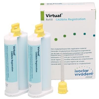 Ivoclar Vivadent Virtual CADbite Refill, Bite Registration VPS, 2x50ml, 12 Mix Tips, 768532 thumbnail 5