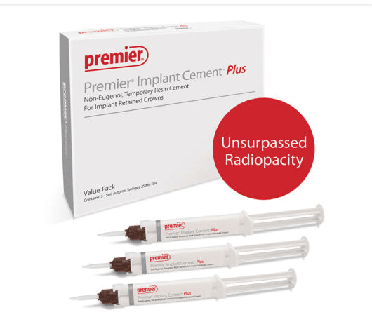 Premier Implant Cement Plus, White, Value Pack (3 x 5 mL Automix Syringes + 25 Tips), #3001556 thumbnail 16