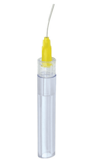 Vista Apex Appli-Vac Pre-Tipped Micro Aspirator, 20 Gauge, Yellow, 3/4" Bendable Tip, 20/Pkg, 315252 thumbnail 10
