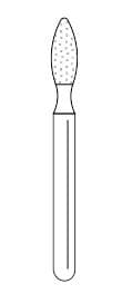 Solo Diamond® Single-Use Diamond Burs FG, Football, #1920, 2.0mm, Coarse, Green, 25/Pk, 368020C thumbnail 13