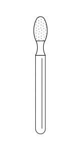 Solo Diamond® Single-Use Diamond Burs FG, Football, #3900, 2.3mm, Extra Fine, Yellow, 25/Pk, 379023EF thumbnail 13