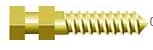Nordin Gold Composite Post Cylindrical M2, 12/Box, #03-110 - Gold Composite Post Cylindrical M2 (12) - Image 1