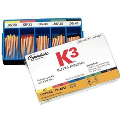 K3/K3XF Gutta-Percha Points, 0.04 Taper, Size #35, Green, 50/Pk, 825-0435 thumbnail 20