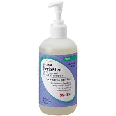 PerioMed 0.63% Stannous Fluoride Oral Rinse Concentrate, Tropical Fruit, Alcohol Free, 10 oz Bottle with Pump, 12105F thumbnail 16