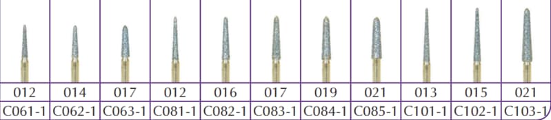 Shofu Gingicurettage Diamond Bur, Coarse, Friction Grip, C083-1 thumbnail 7