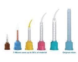 PacDent T-Mixers Mixing Tips, Yellow, 40/Pkg, TM-250 - Mixing Tips Yellow "T-Mixers" (40) - Image 1