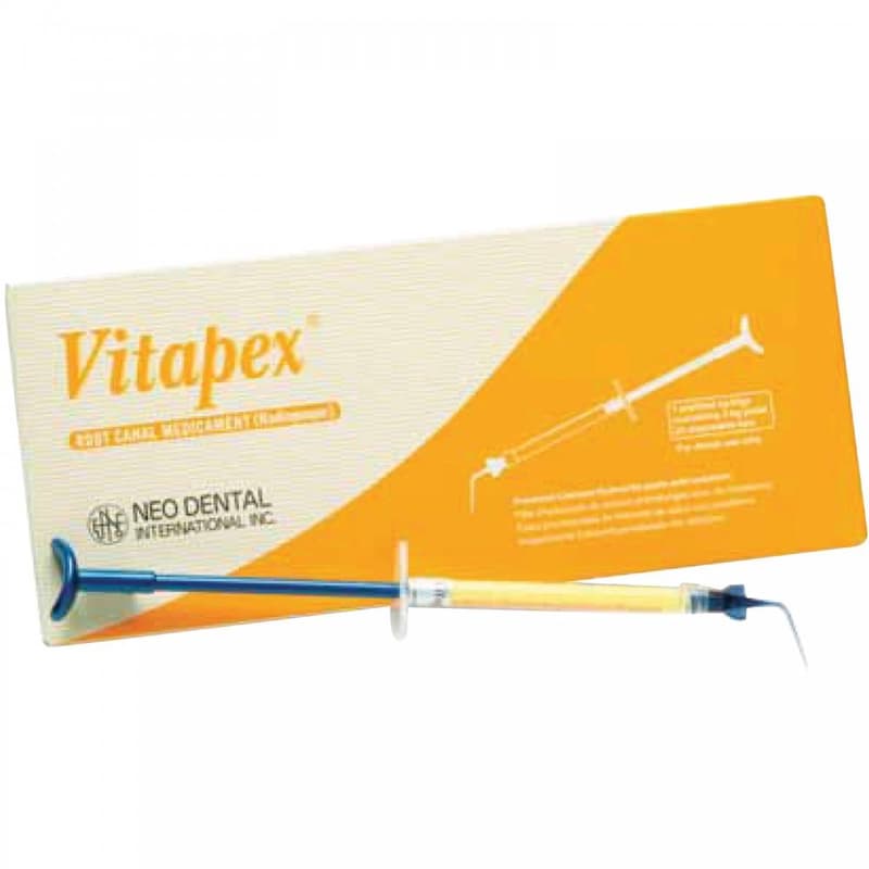 Vitapex Root Canal Medicament, Calcium Hydroxide & Iodoform Paste, 2g Syringe Refill thumbnail 2