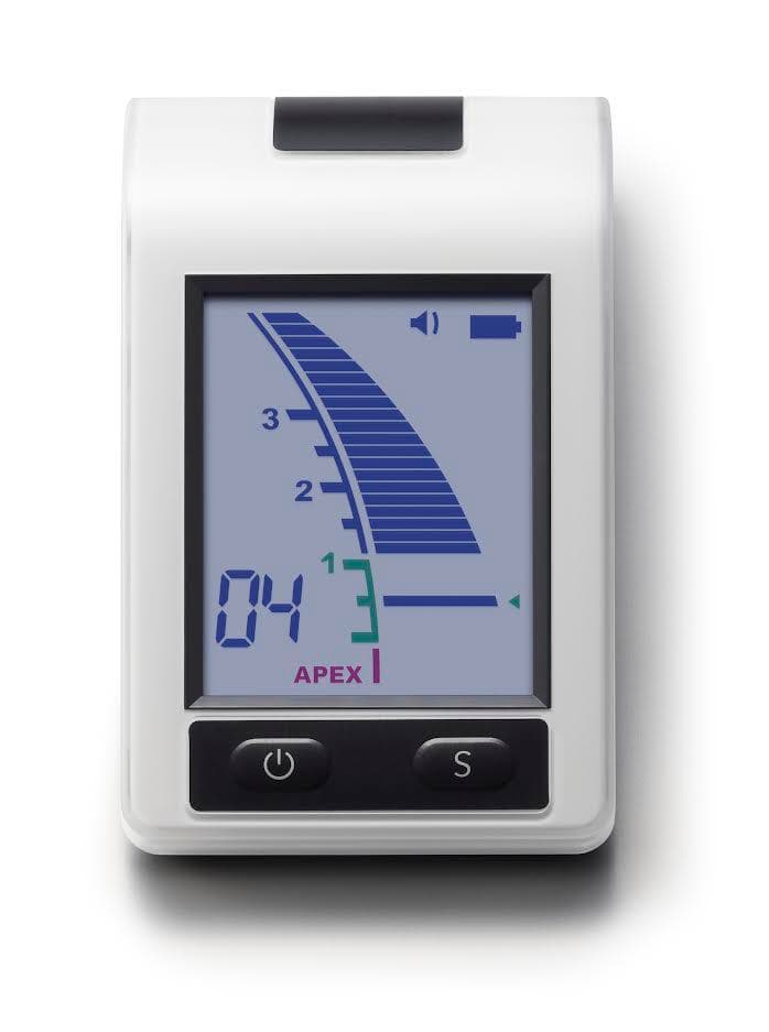 J. Morita Root ZX mini Apex Locator, Model RCM-7, 24-5357934, Complete Unit with Probe Cord, 3 File Holders, 5 Contrary Electrodes, Function Tester, and 3 AAA Batteries thumbnail 24