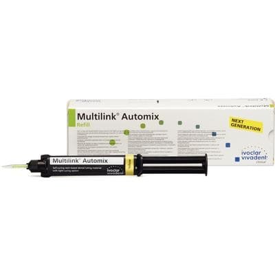 Multilink Automix NG Resin Cement Refill, Yellow, Dual-Cure, 9g Syringe, 615217WW thumbnail 18
